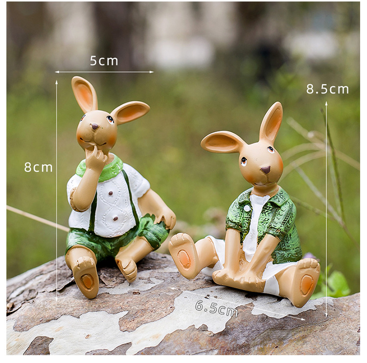 Garden Decoration Cartoon Rabbit Decoration