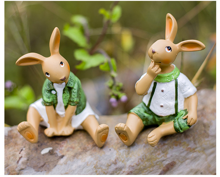 Garden Decoration Cartoon Rabbit Decoration