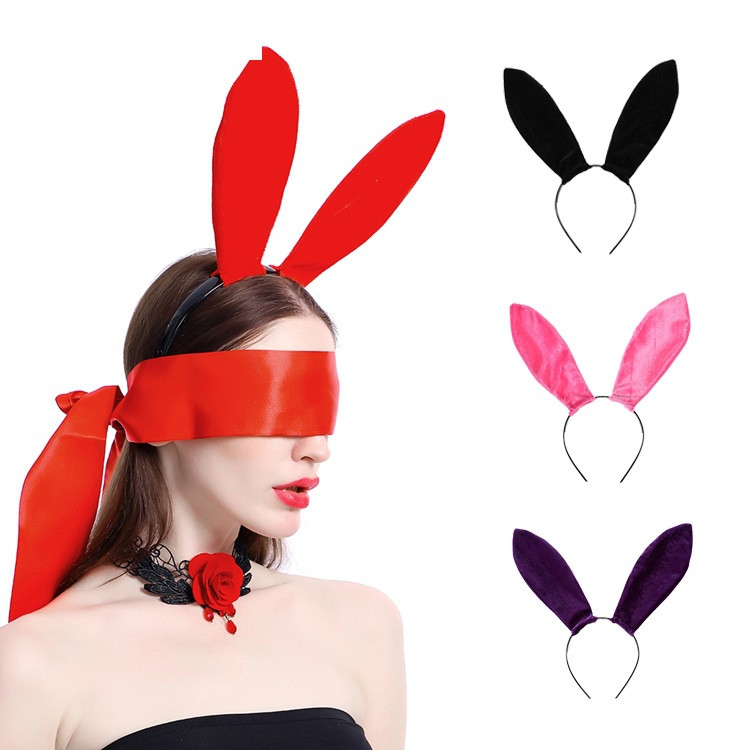 Easter bunny ear headband Velvet Rabbit Ears Headband Hair Accessories