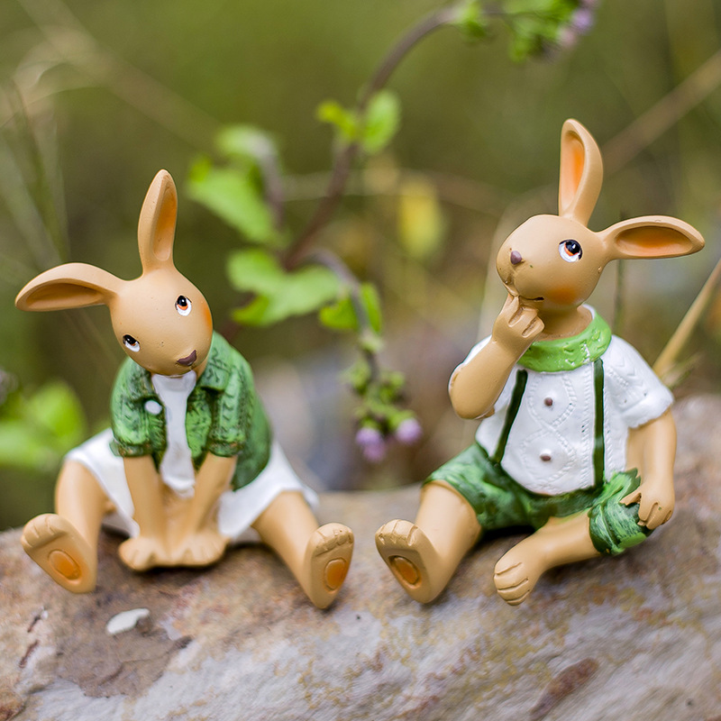 Garden Decoration Cartoon Rabbit Decoration