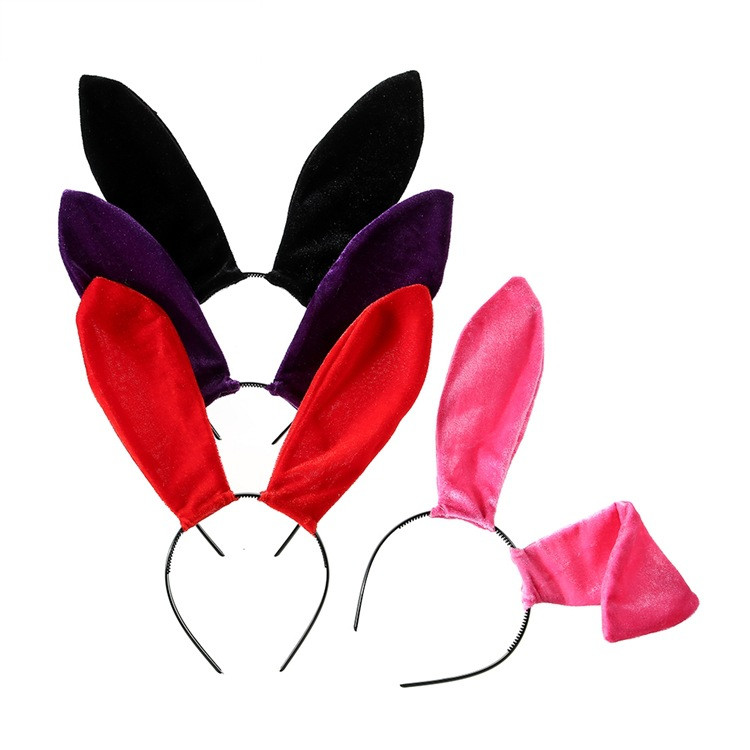 Easter bunny ear headband Velvet Rabbit Ears Headband Hair Accessories