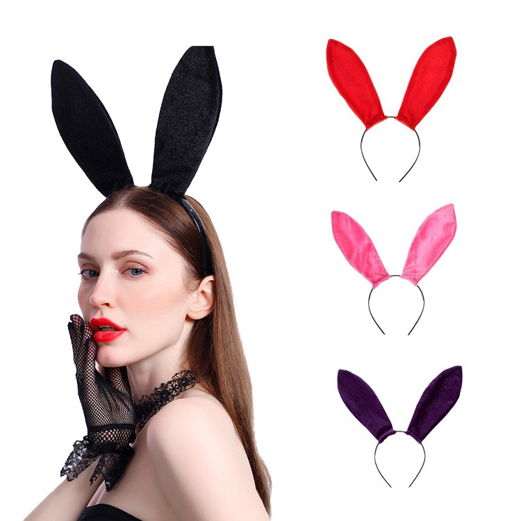 Easter bunny ear headband Velvet Rabbit Ears Headband Hair Accessories