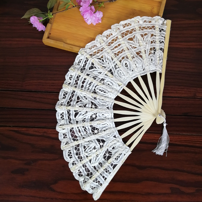 Lace Fan Vintage Handmade Fan