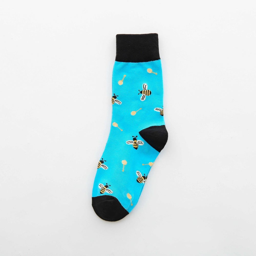 Fruit tube women's socks Jacquard cartoon women's socks