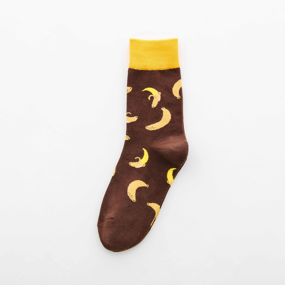 Fruit tube women's socks Jacquard cartoon women's socks