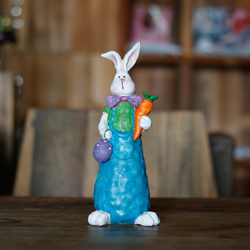 Easter Rabbit Decoration Realistic Rabbit Resin Crafts Garden Decoration Gardening Garden Decoration