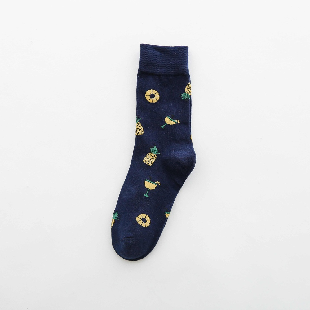 Fruit tube women's socks Jacquard cartoon women's socks