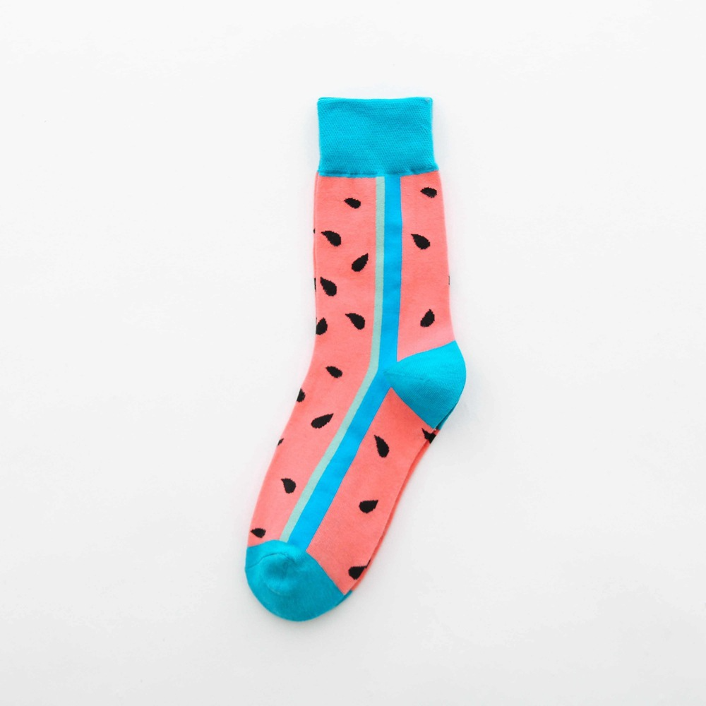 Fruit tube women's socks Jacquard cartoon women's socks