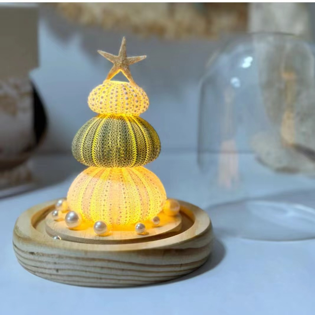 DIY Handmade Diy Luminous Sea Urchin Small Night Lamp