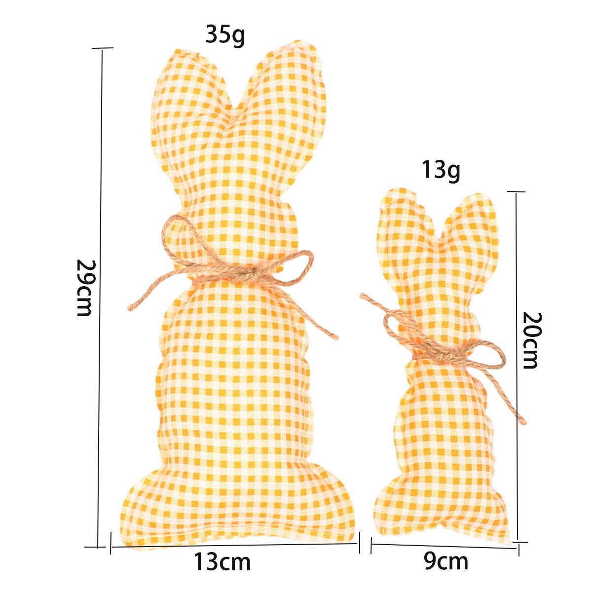 Easter Decoration Handmade Easter Fabric Rabbit Ornament Festival Party Decoration Supplies