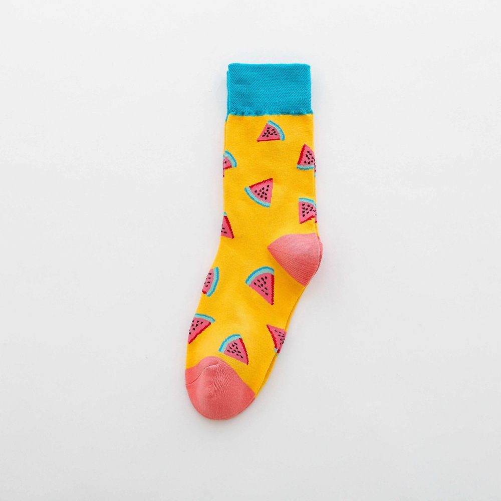 Fruit tube women's socks Jacquard cartoon women's socks