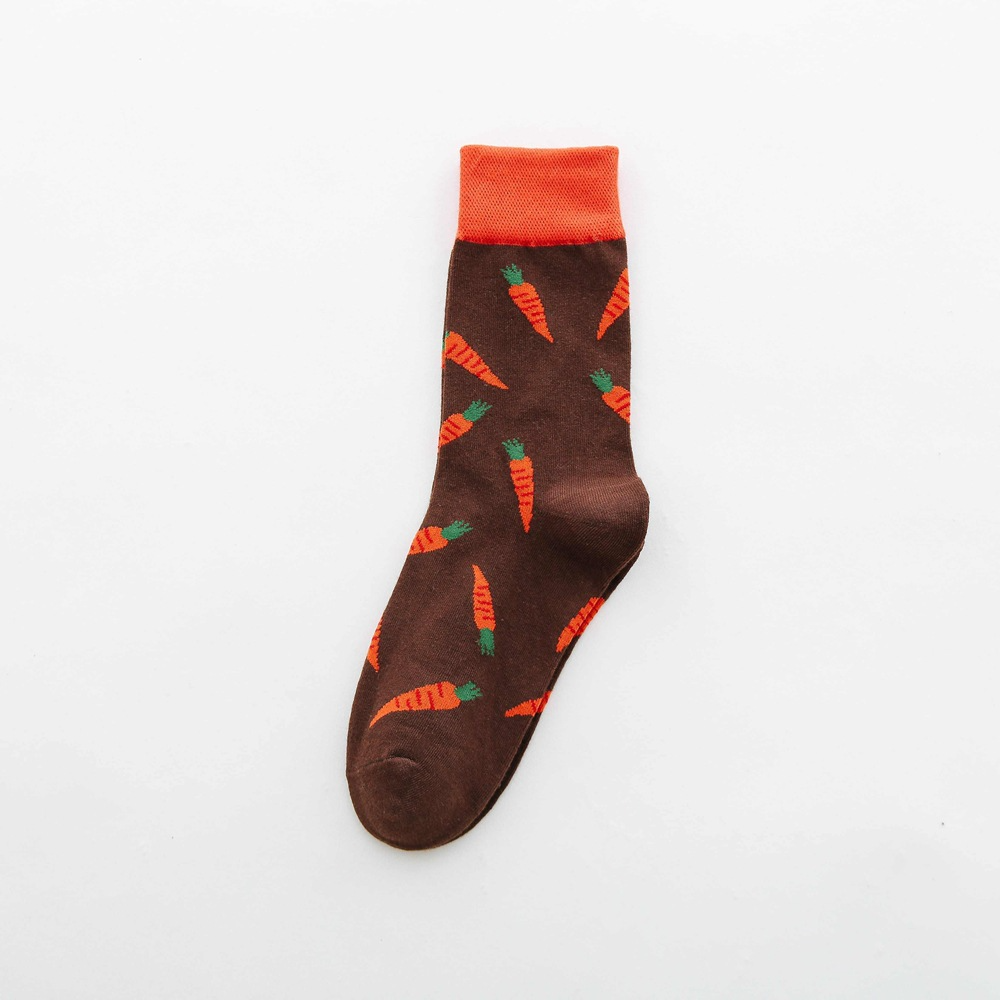 Fruit tube women's socks Jacquard cartoon women's socks